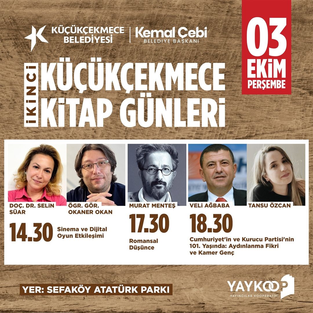Küçükçekmece Belediyesi - İkinci Küçükçekmece Kitap Günleri Programı