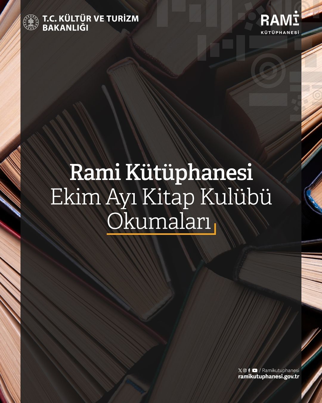 Rami Kütüphanesi - Ekim Ayı Kitap Okumaları Programı