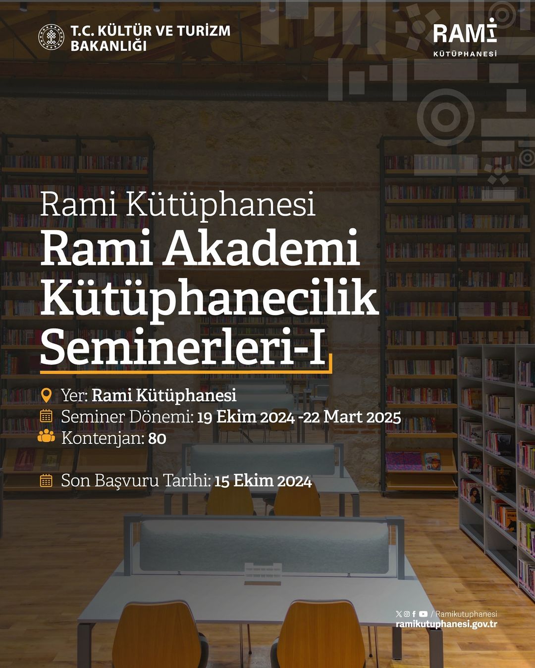 Rami Kütüphanesi - Rami Akademi Kütüphanecilik Seminerleri I