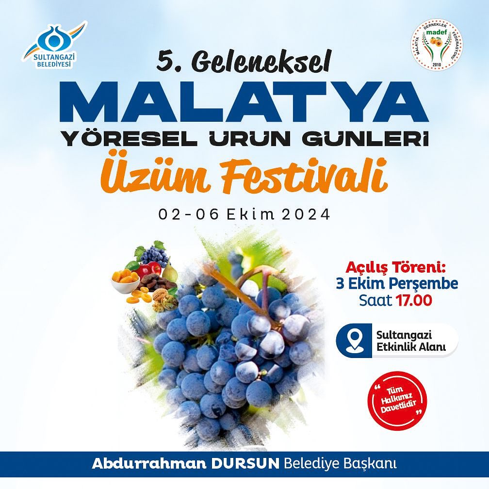 Sultangazi Belediyesi - 5. Geleneksel Malatya Yöresel Ürün Günleri Festivali