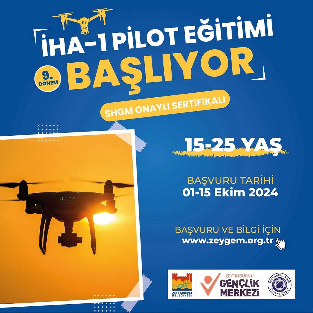 Zeytinburnu Belediyesi - İHA - 1 Pilot Eğitimi