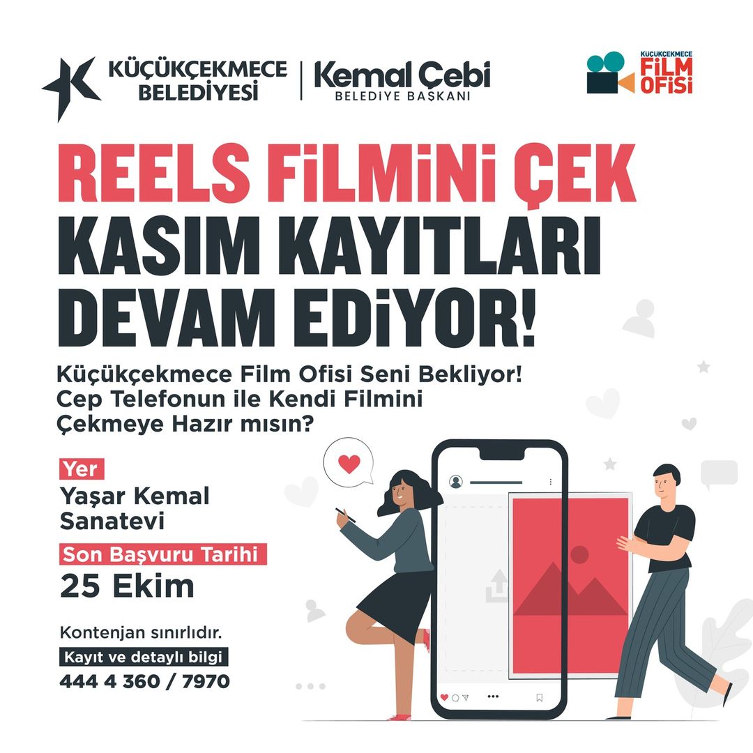 Küçükçekmece Belediyesi - "Reels Filmini Çek" Atölyesi Kasım Kayıtları