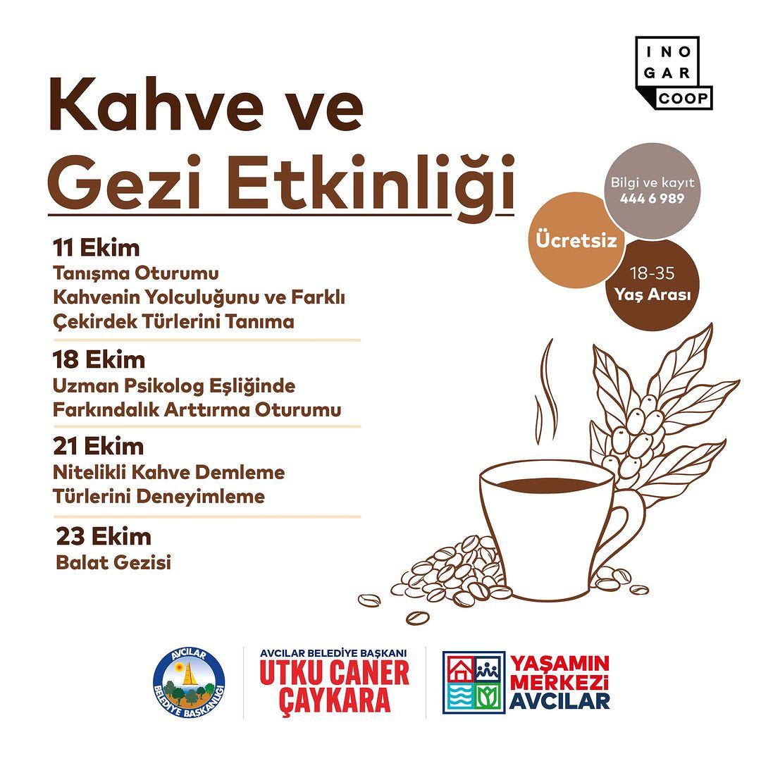 Avcılar Kültür Sanat - Kahve ve Gezi Etkinliği
