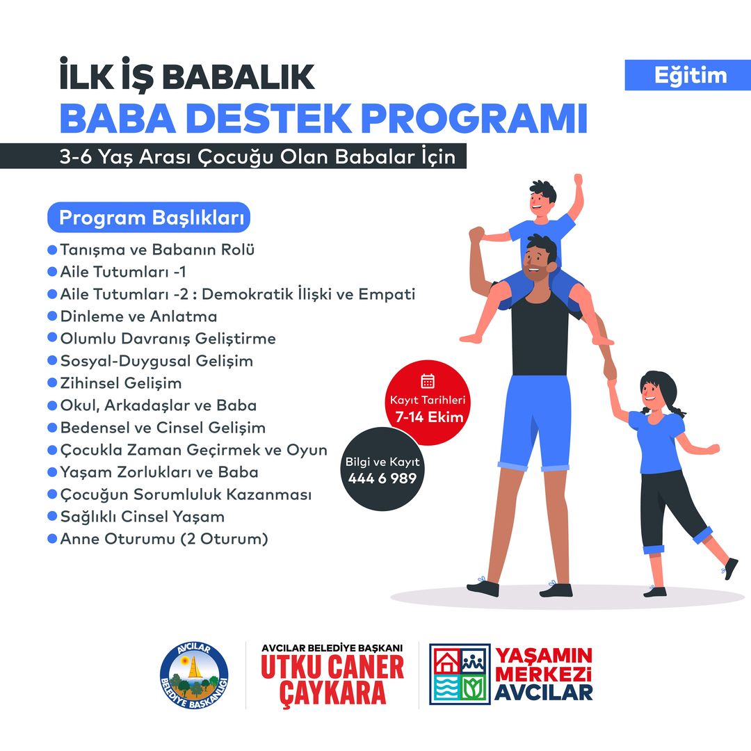 Avcılar Kültür Sanat - "İlk İş Babalık" Baba Destek Programı