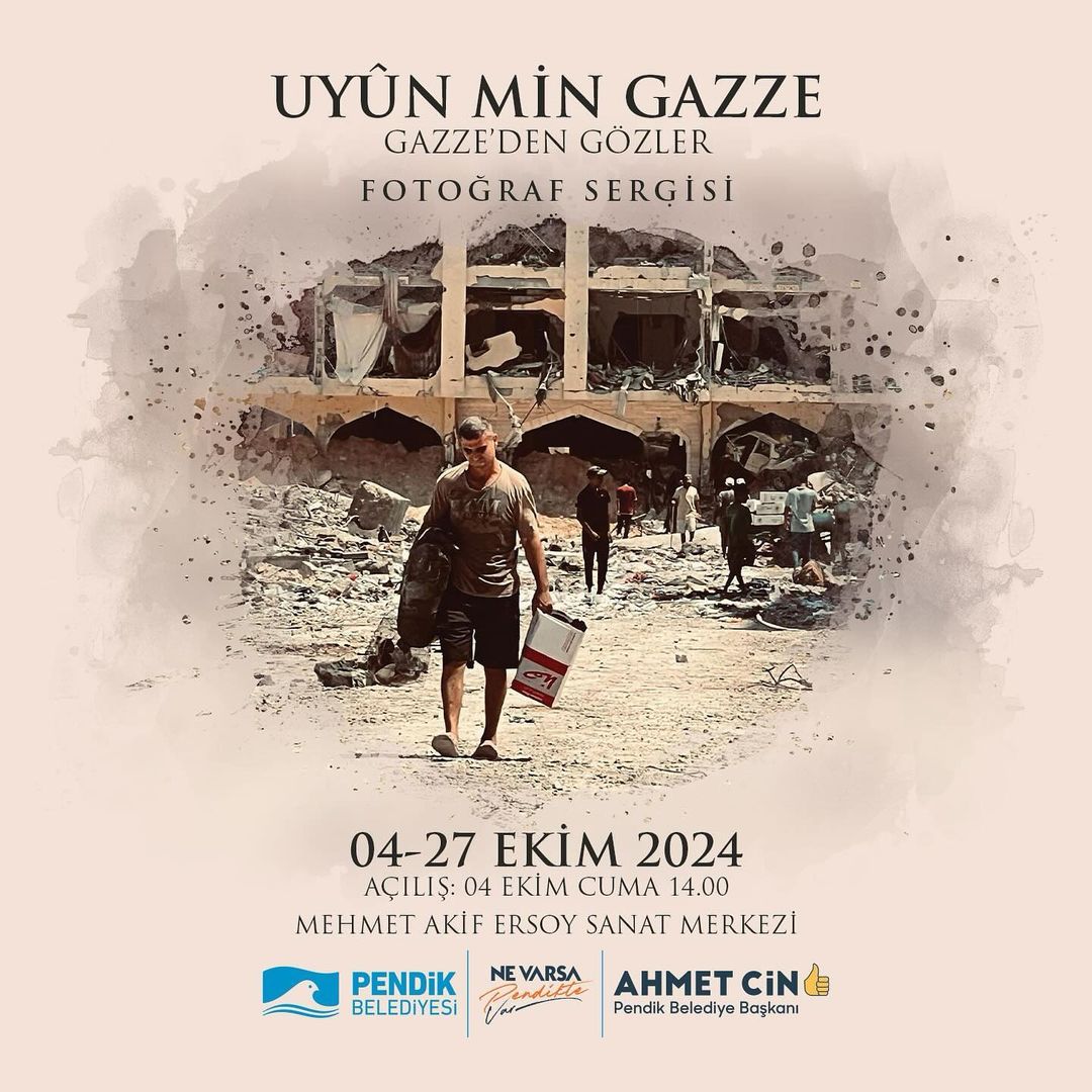 Pendik Kültür Sanat - Gazze'den Gözler Fotoğraf Sergisi