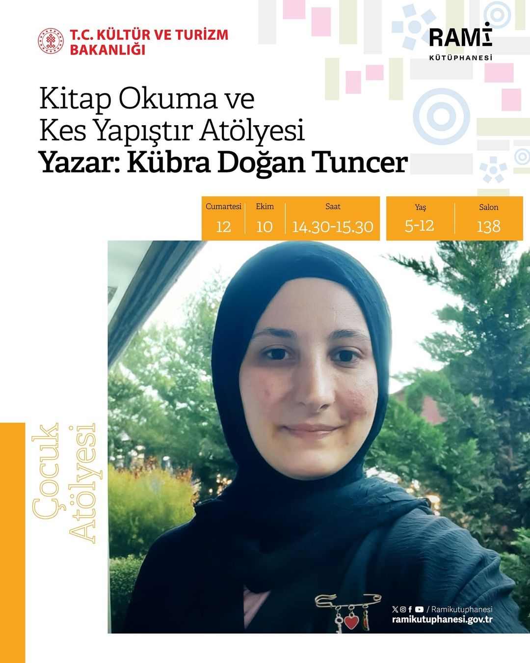 Rami Kütüphanesi - Kitap Okuma ve Kes Yapıştır Çocuk Atölyesi