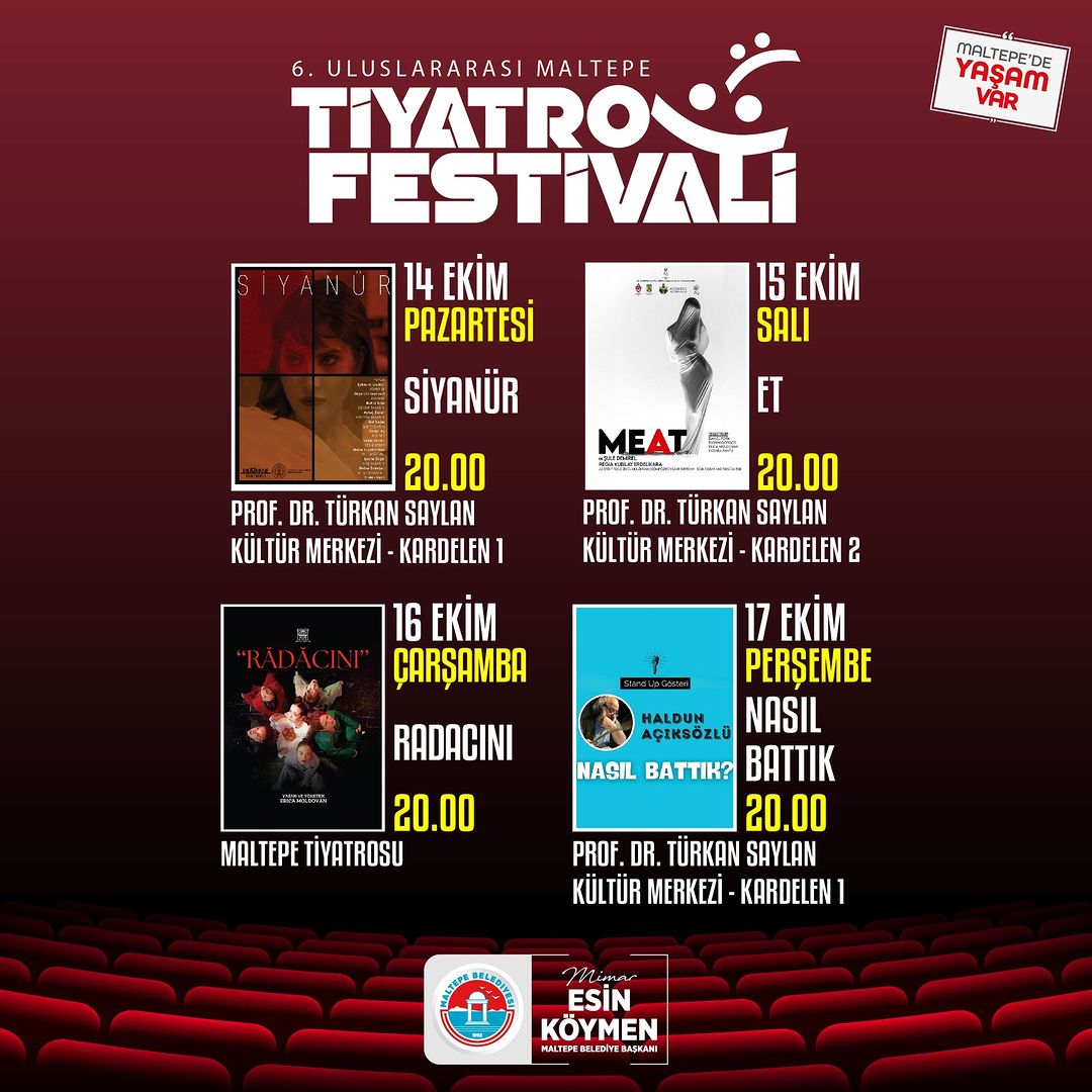 Maltepe Belediyesi - 6. Uluslararası Maltepe Tiyatro Festivali