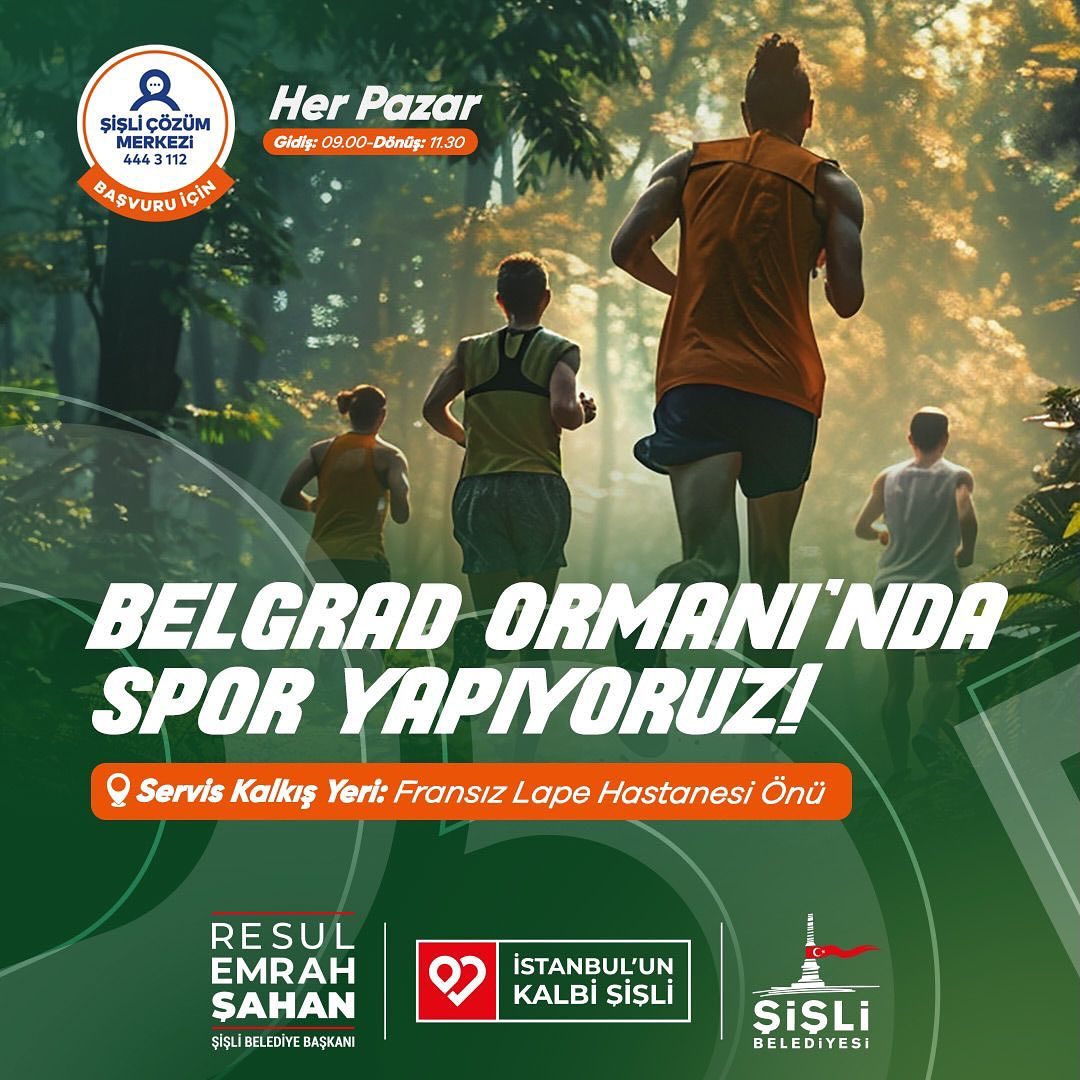 Şişli Belediyesi - Belgrad Ormanı'nda Spor