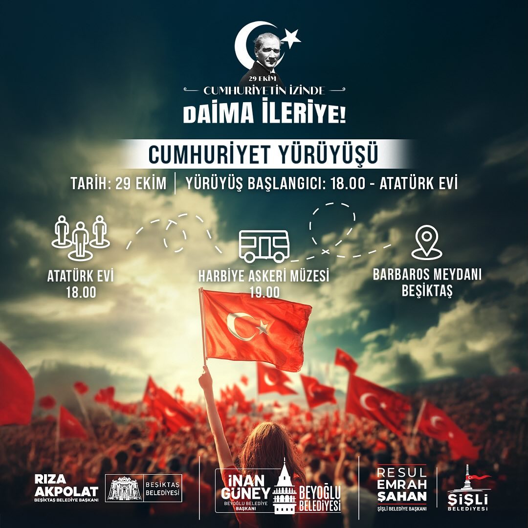 Şişli Belediyesi - Hep Birlikte Cumhuriyet İçin Yürüyoruz!