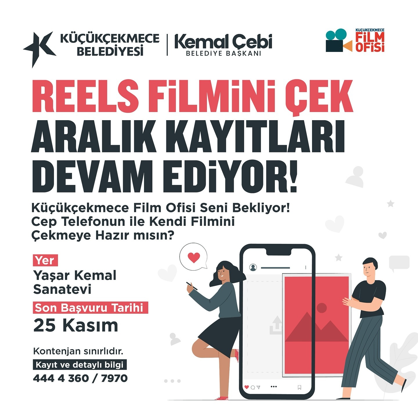 Küçükçekmece Belediyesi - Reels Film Atölyesi & Film Yapım Atölyesi