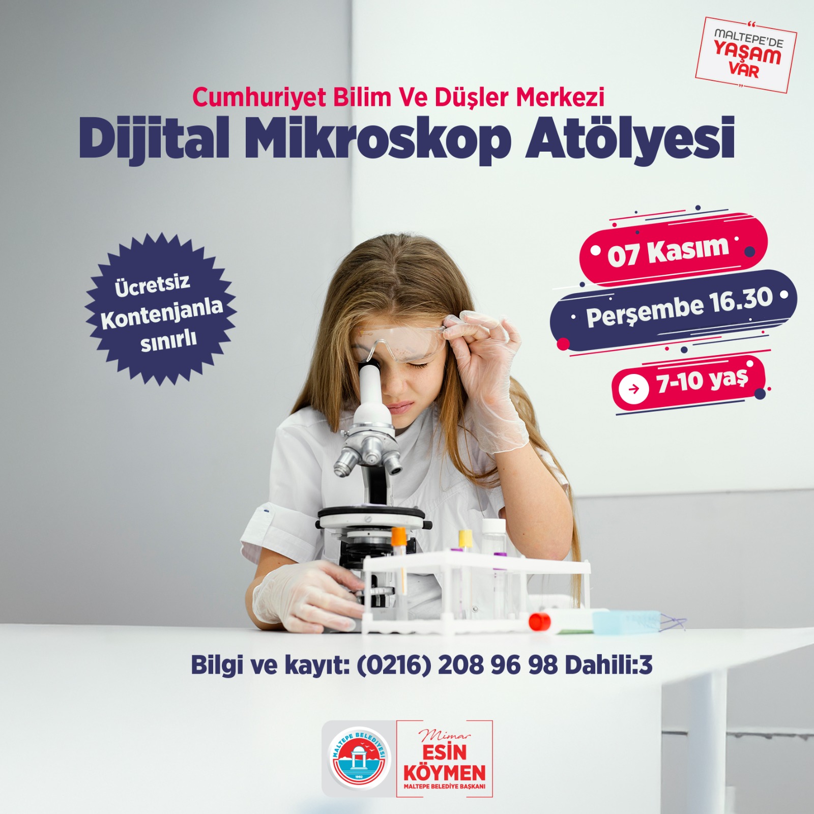 Maltepe Belediyesi - Dijital Mikroskop Atölyesi