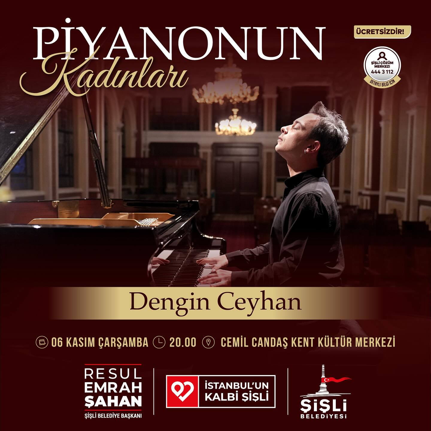 Şişli Belediyesi - Dengin Ceyhan - Piyanonun Kadınları Konseri