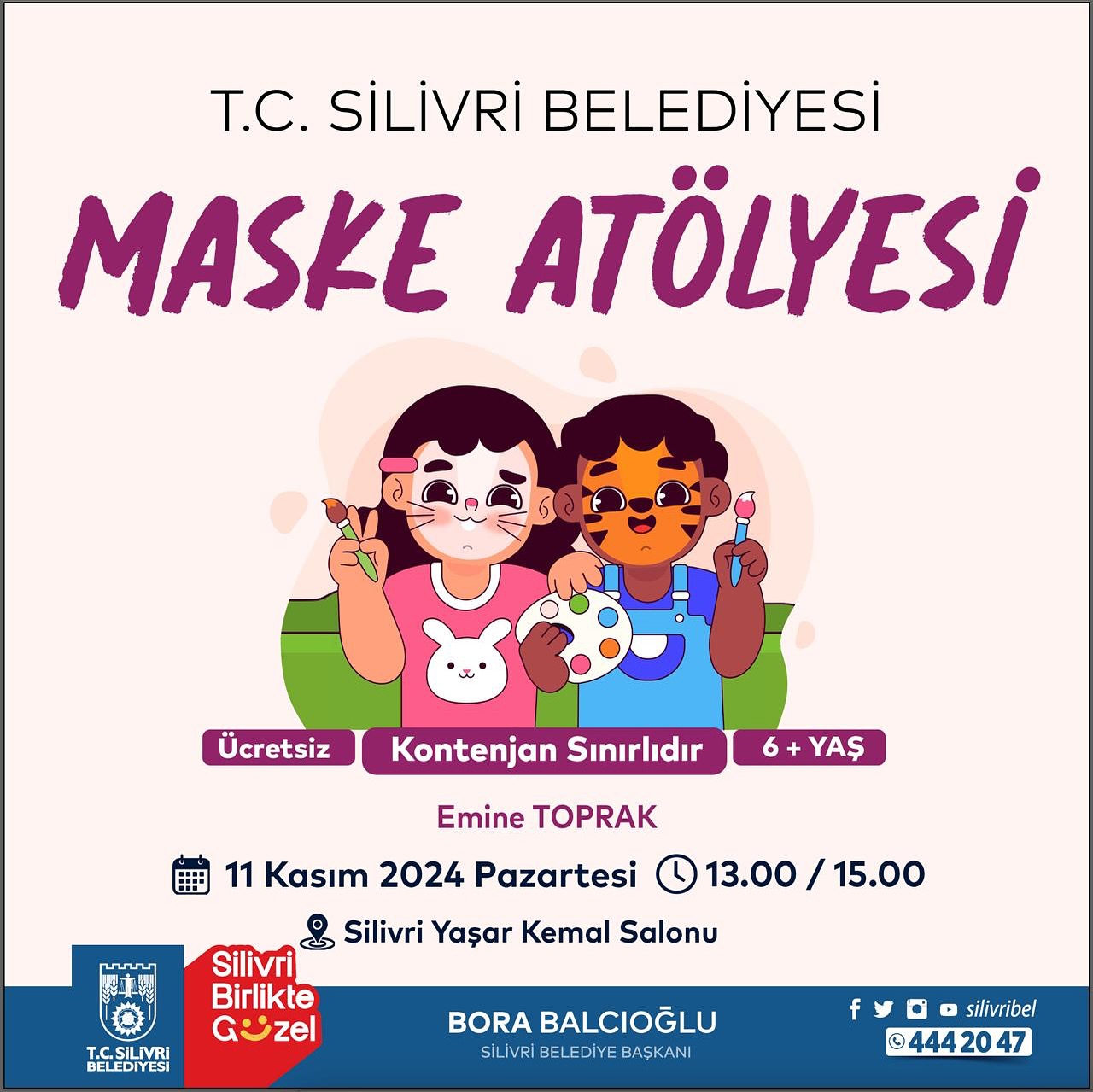 Silivri Belediyesi - Emine Toprak ile Maske Atölyesi