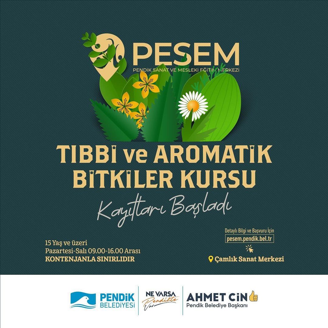 Pendik Kültür Sanat - Tıbbi ve Aromatik Bitkiler Kursu