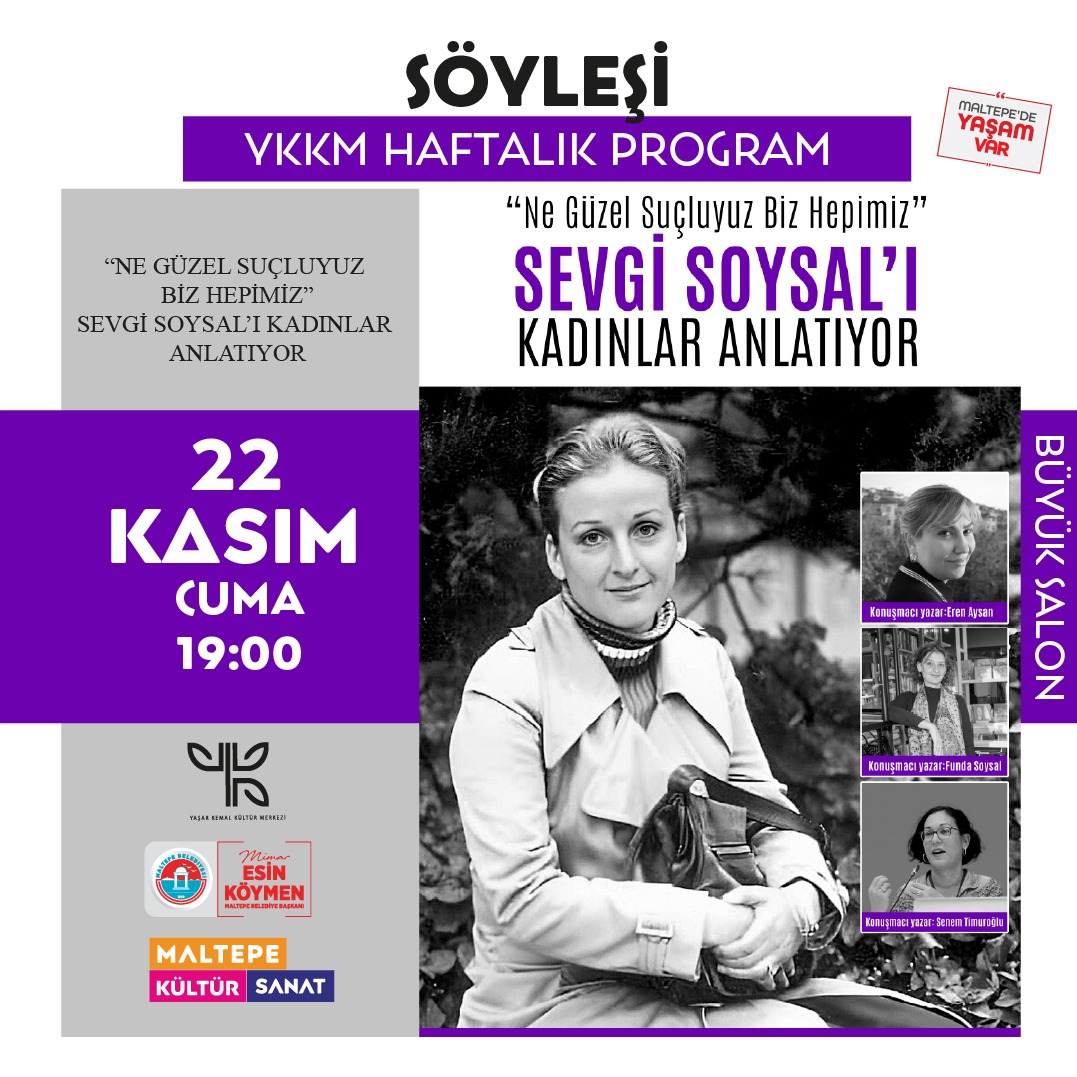 Maltepe Belediyesi - Ne Güzel Suçluyuz Biz Hepimiz Söyleşisi