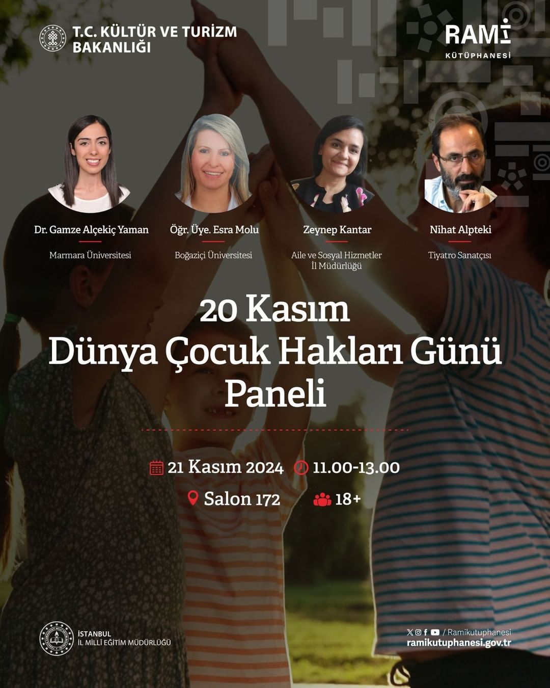 Rami Kütüphanesi - 20 Kasım Dünya Çocuk Hakları Günü Paneli