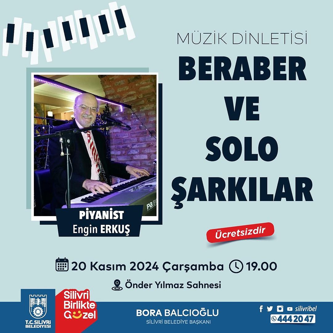 Silivri Belediyesi - "Beraber ve Solo Şarkılar" Müzik Dinletisi