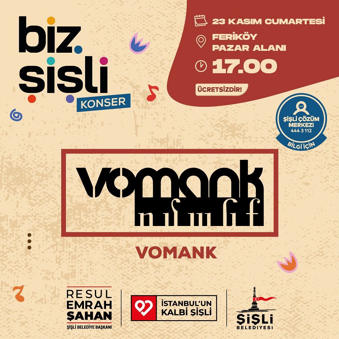 Şişli Belediyesi - "Vomank" Konseri