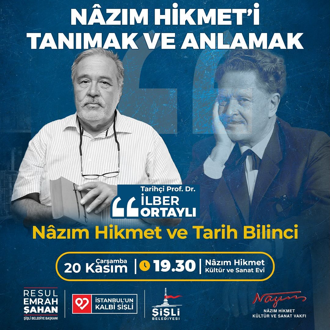 Şişli Belediyesi - ‘’Nâzım Hikmet’i Tanımak ve Anlamak’’ Edebiyat Söyleşisi
