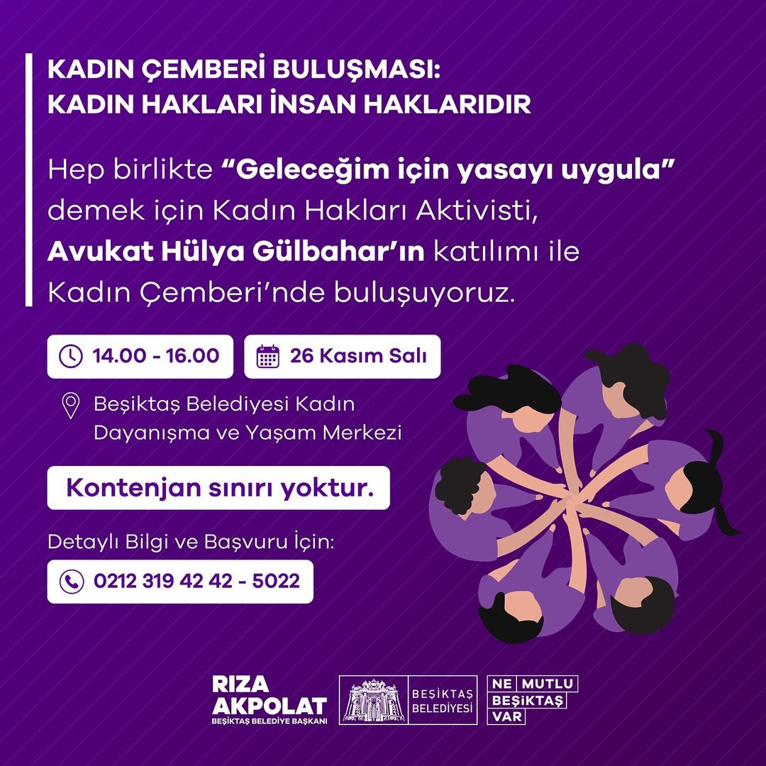 Beşiktaş Belediyesi - Kadın Çemberi Buluşması