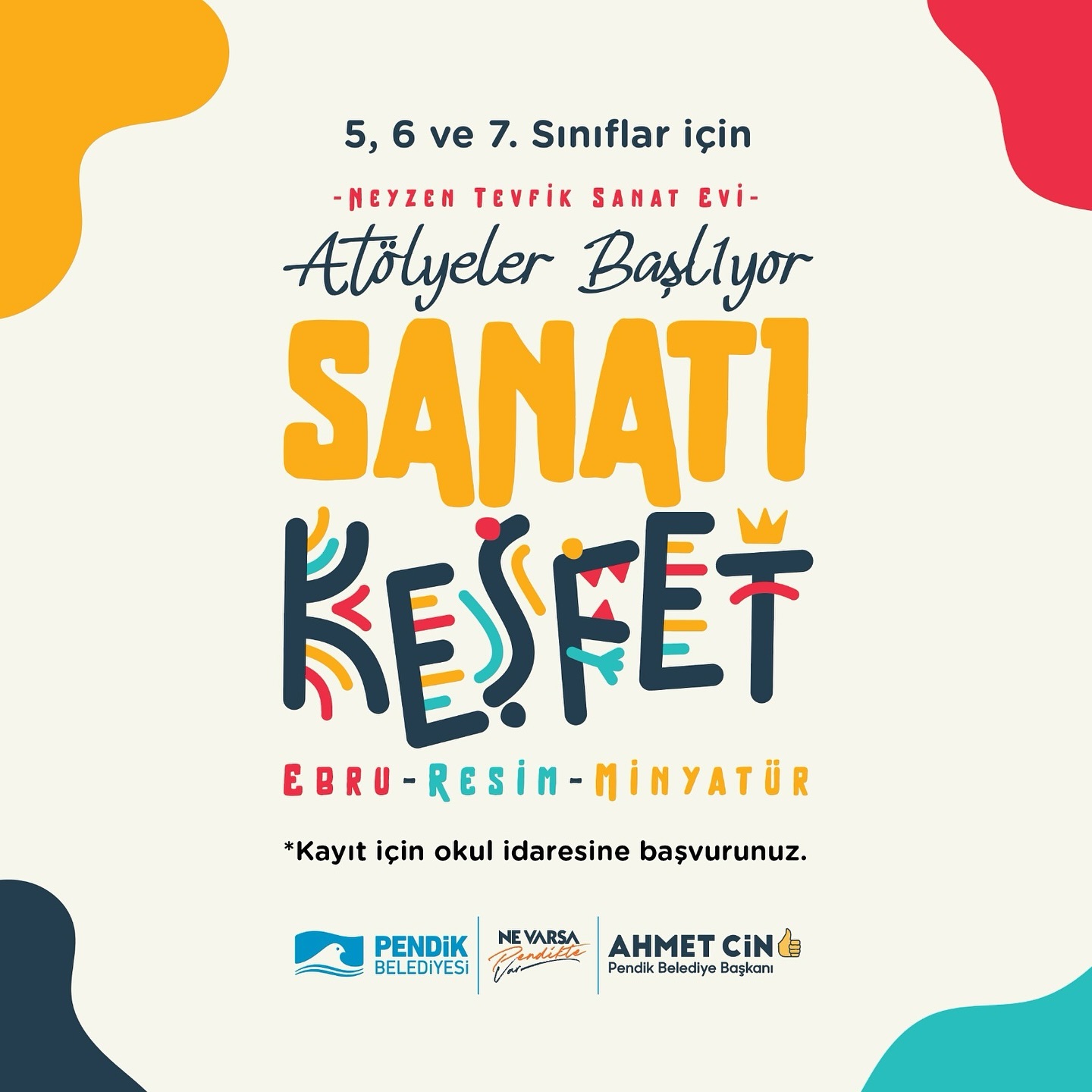 Pendik Kültür Sanat - Sanatı Keşfet Atölyeleri