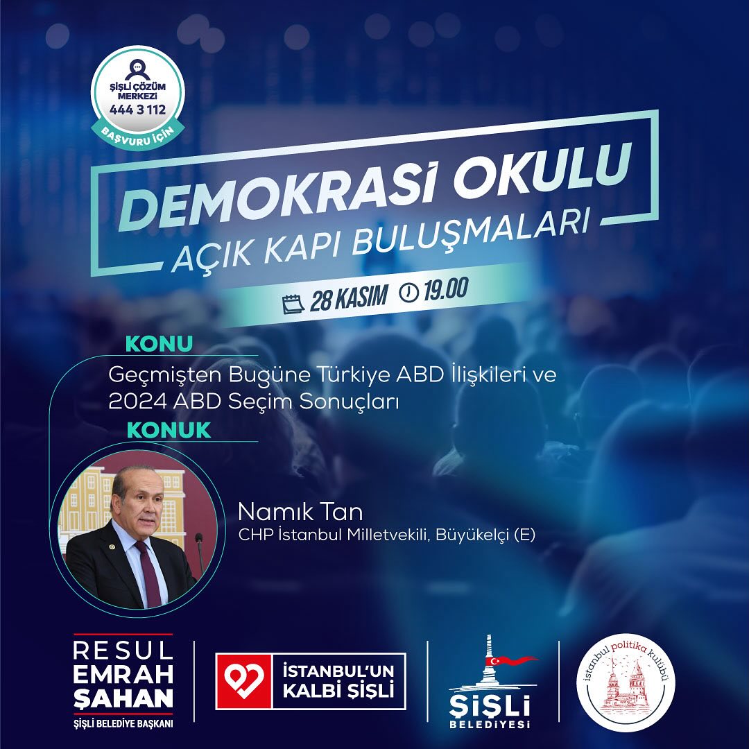 Şişli Belediyesi - Demokrasi Okulu: Açık Kapı Buluşmaları