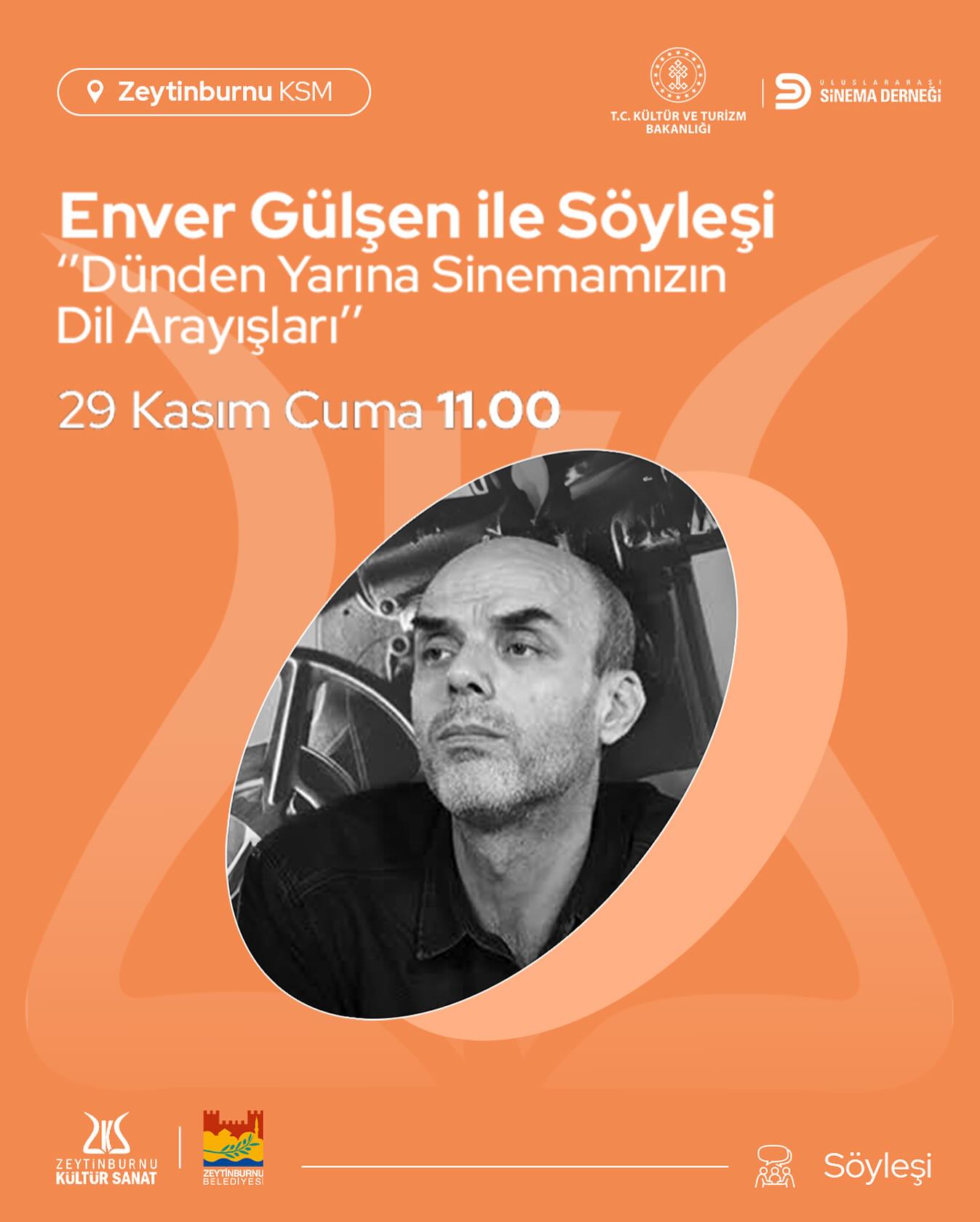 Zeytinburnu Belediyesi - Enver Gülşen ile Söyleşi: “Dünden Yarına Sinemamızın Dil Arayışları”