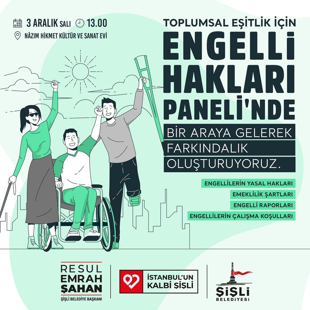 Şişli Belediyesi - Toplumsal Eşitlik için Engelli Hakları Paneli