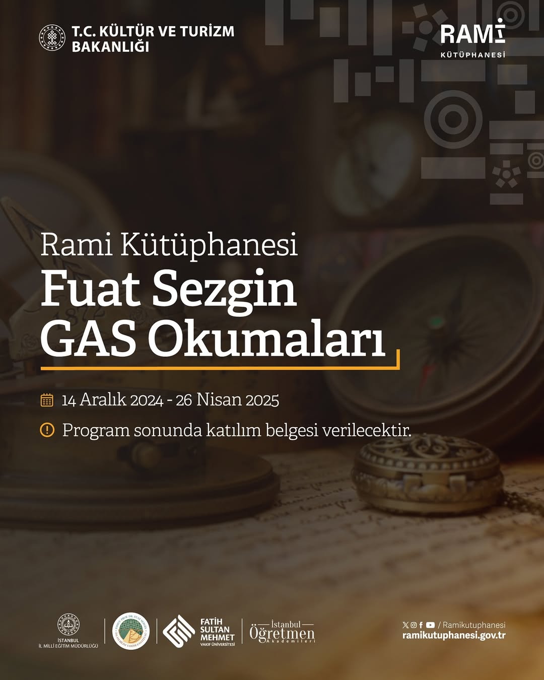 Rami Kütüphanesi - Fuat Sezgin GAS Okumaları