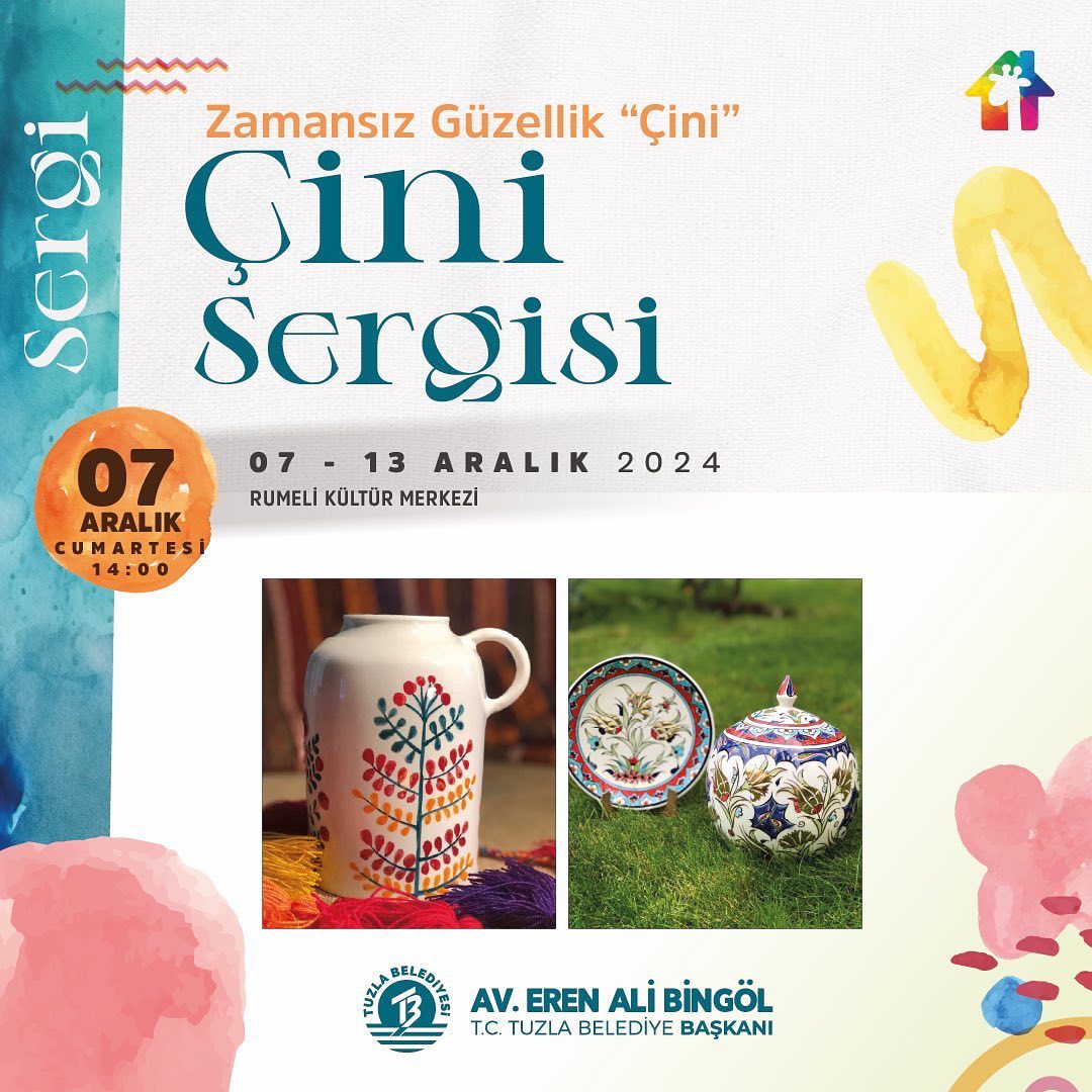 Tuzla Kültür Sanat - Çini Sergisi