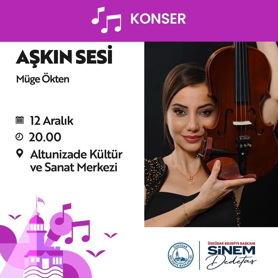 Üsküdar Kültür Sanat - "Aşkın Sesi: Müge Ökten" Konseri