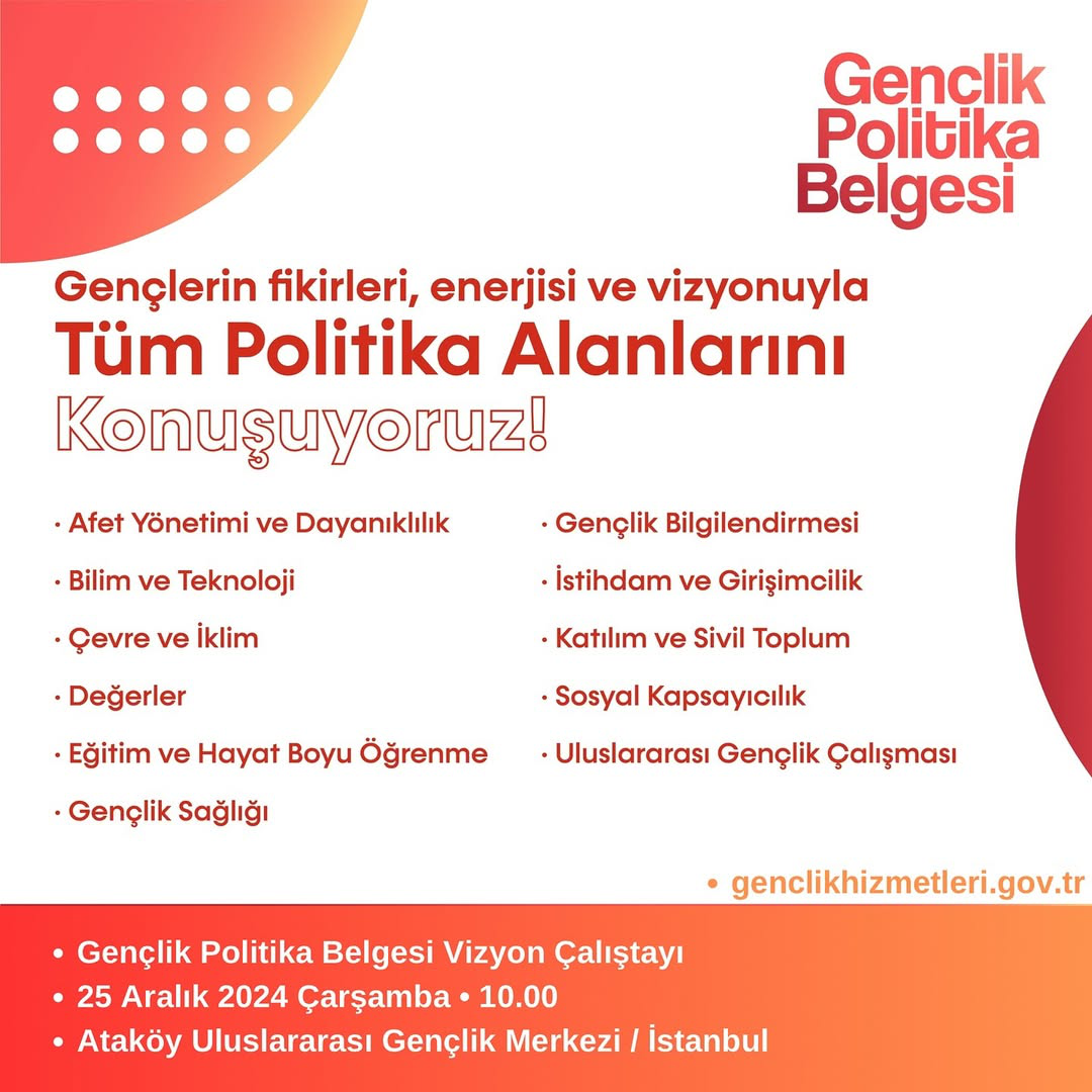 Fatih Gençlik Merkezi -  Gençlik Politika Belgesi