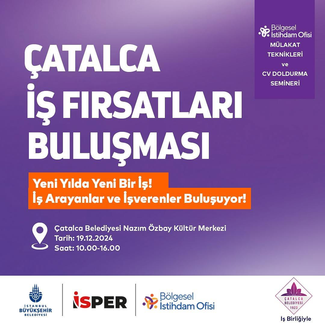 Çatalca Belediyesi - Çatalca İş Fırsatları Buluşması