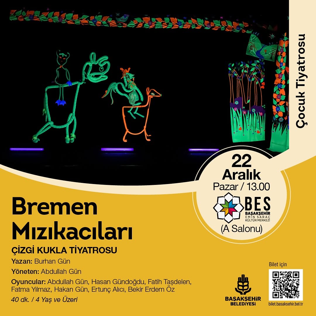 Başakşehir Belediyesi - Çocuk Tiyatrosu "Bremen Mızıkacıları"
