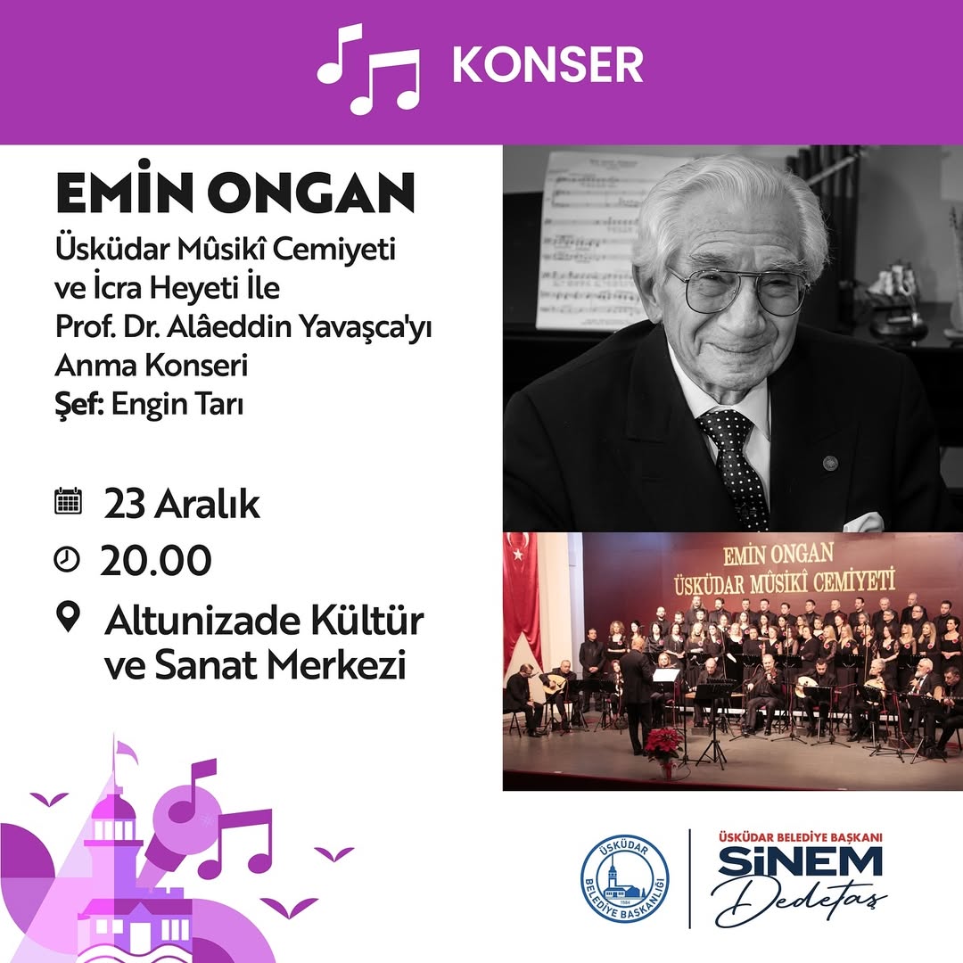 Üsküdar Kültür Sanat - 23 Aralık - 30 Aralık Haftası Konserleri