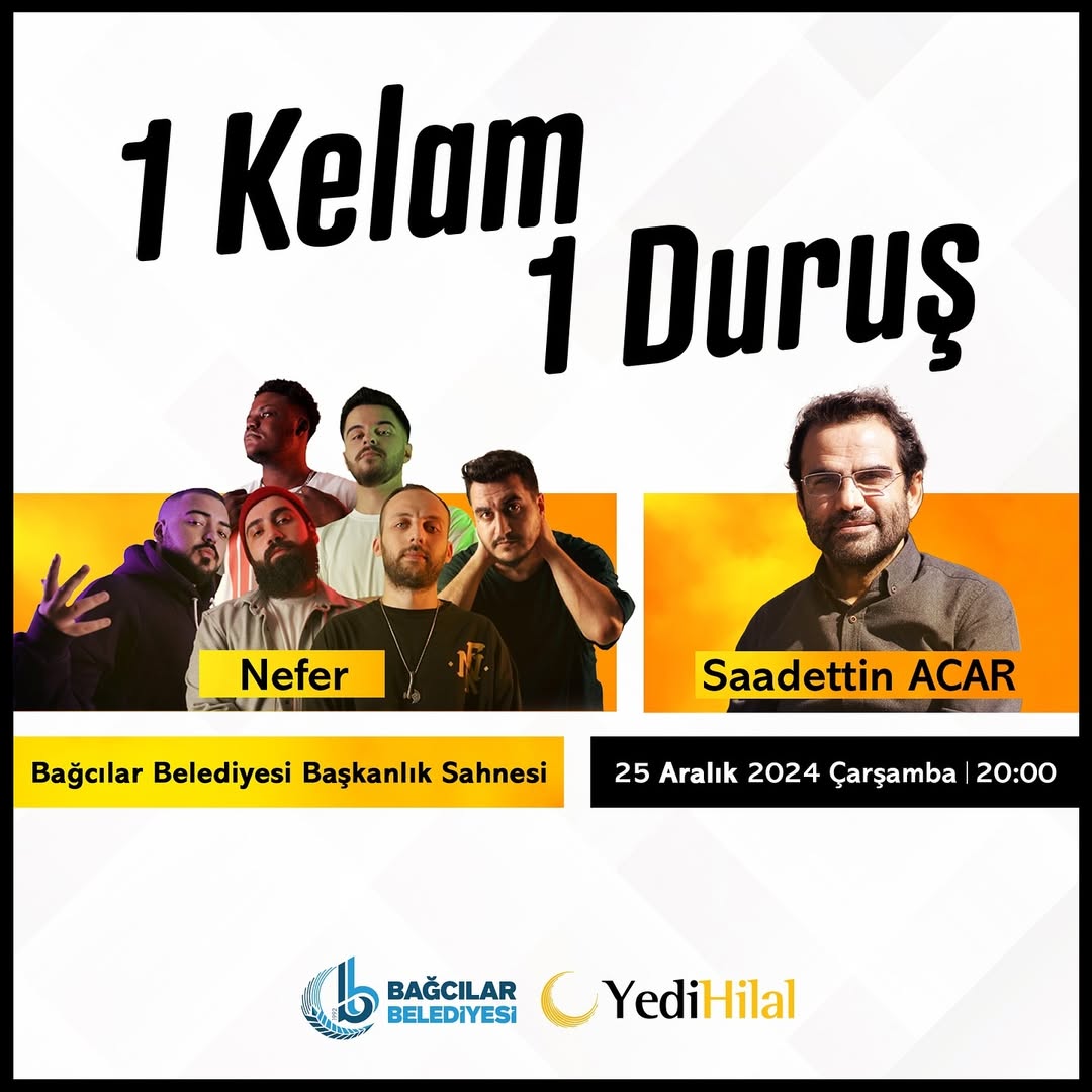 Bağcılar Belediyesi - "1 Kelam 1 Duruş" Etkinliği