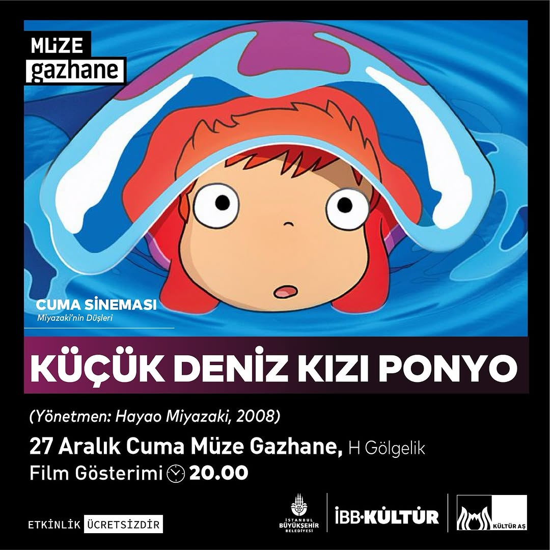 Kadıköy Belediyesi - Cuma Sineması "Küçük Deniz Kızı Ponyo"
