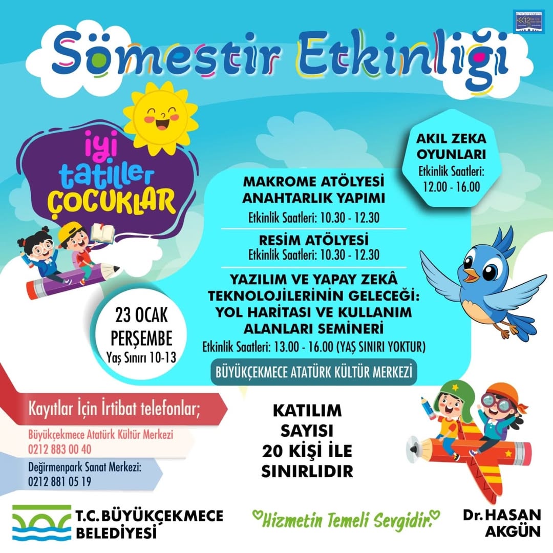 Büyükçekmece Belediyesi - Sömestir Etkinlikleri