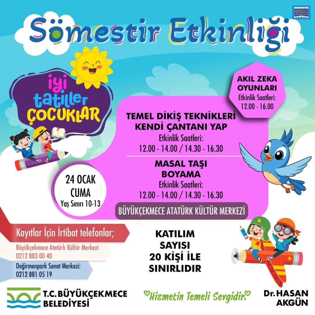 Büyükçekmece Belediyesi - Sömestir Etkinlikleri