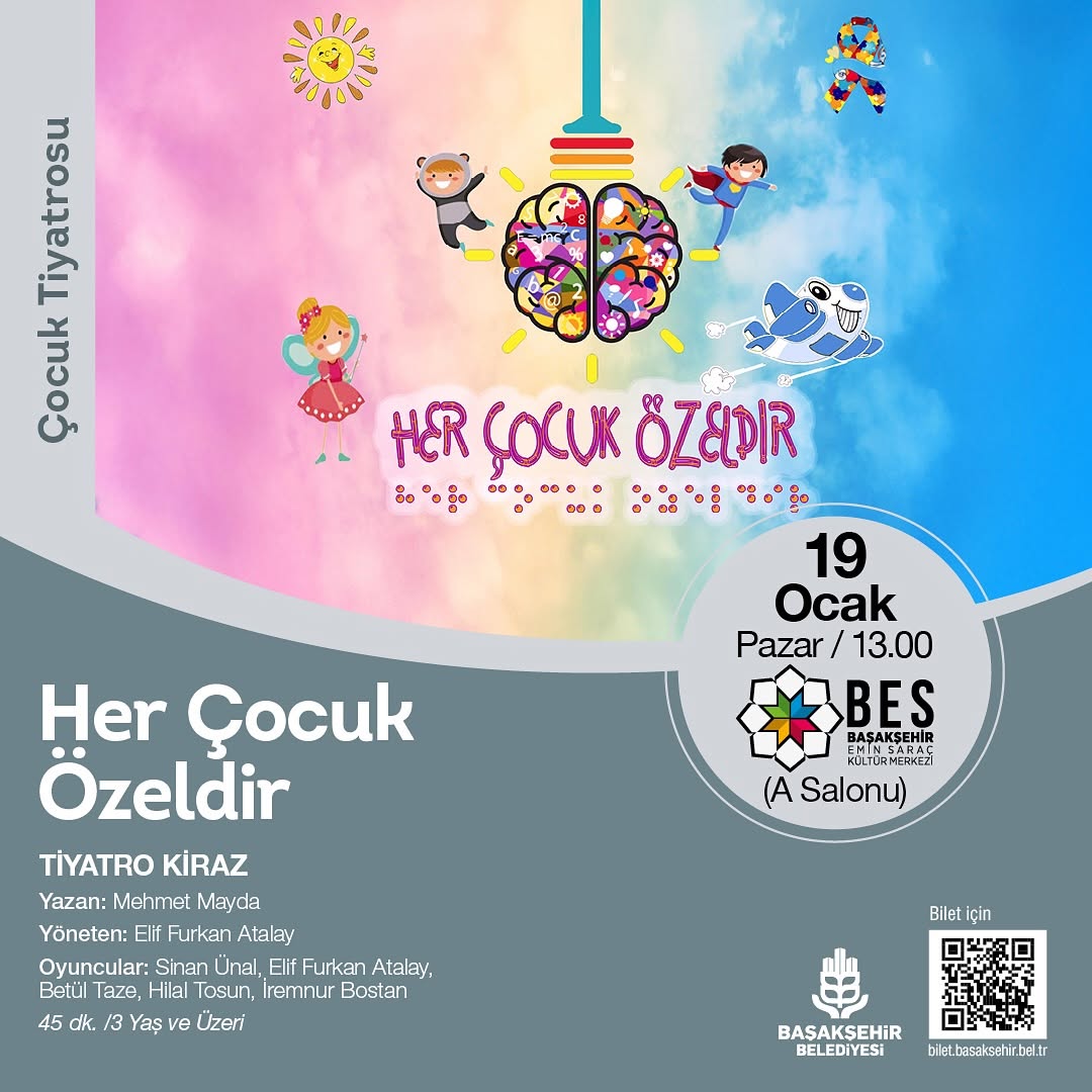 Başakşehir Belediyesi - Çocuk Tiyatrosu "Her Çocuk Özeldir"
