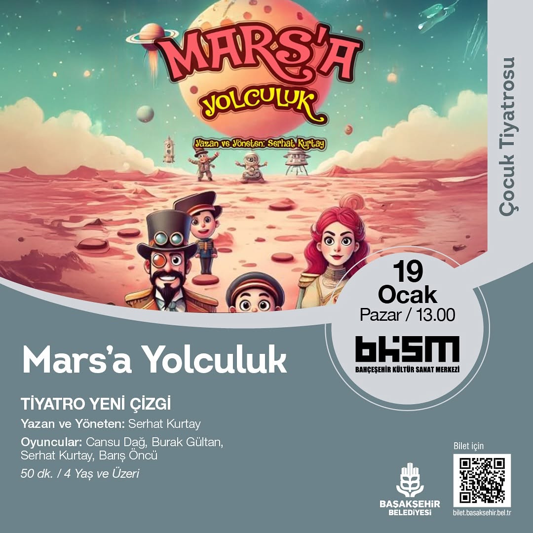Başakşehir Belediyesi - Çocuk Tiyatrosu Mars'a "Yolculuk"