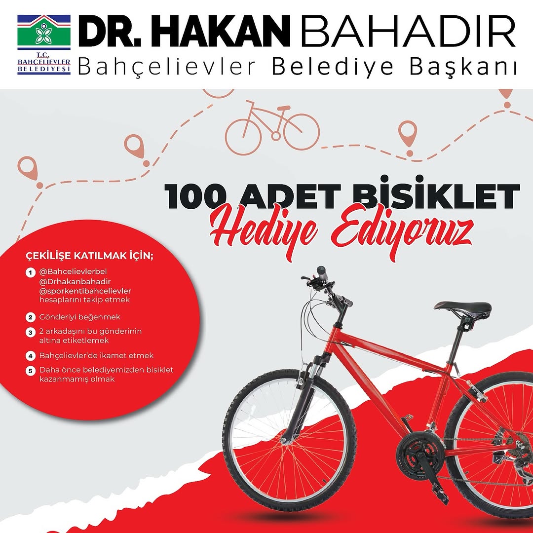 Bahçelievler Belediyesi - Bisiklet Çekilişi