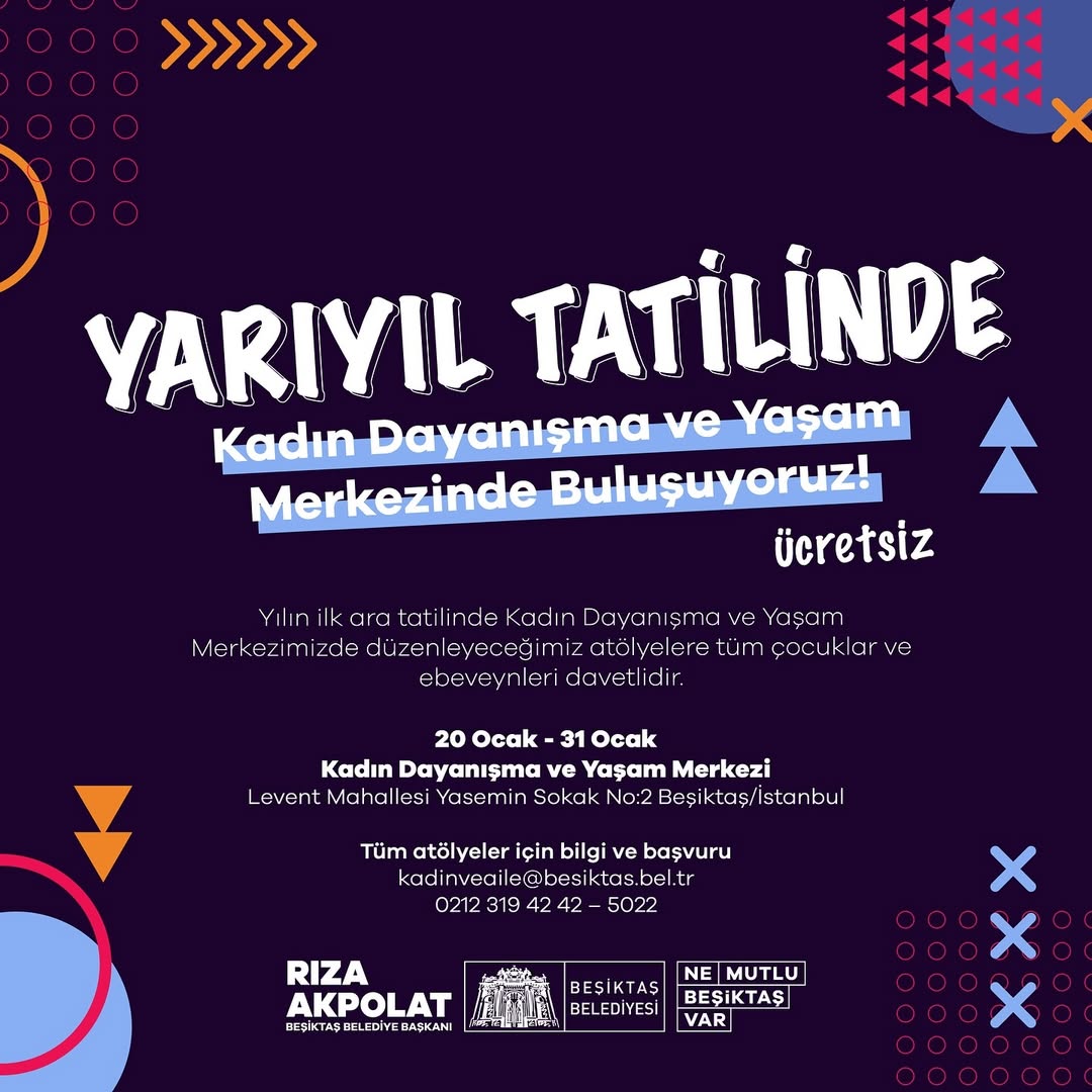 Beşiktaş Belediyesi - Yarıyıl Tatili Etkinlikleri