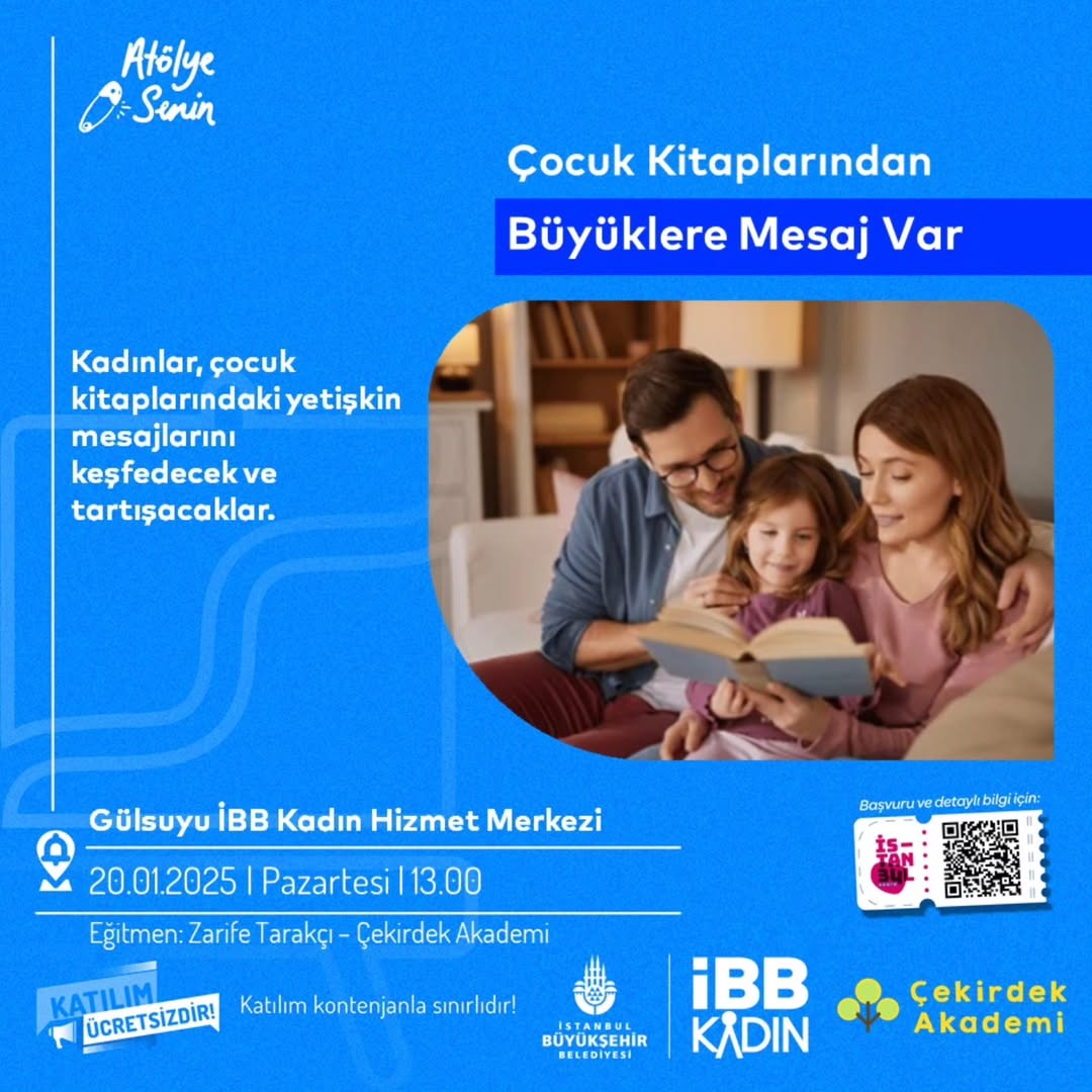 İBB Kadın - Çocuk Kitaplarından Büyüklere Mesaj Var