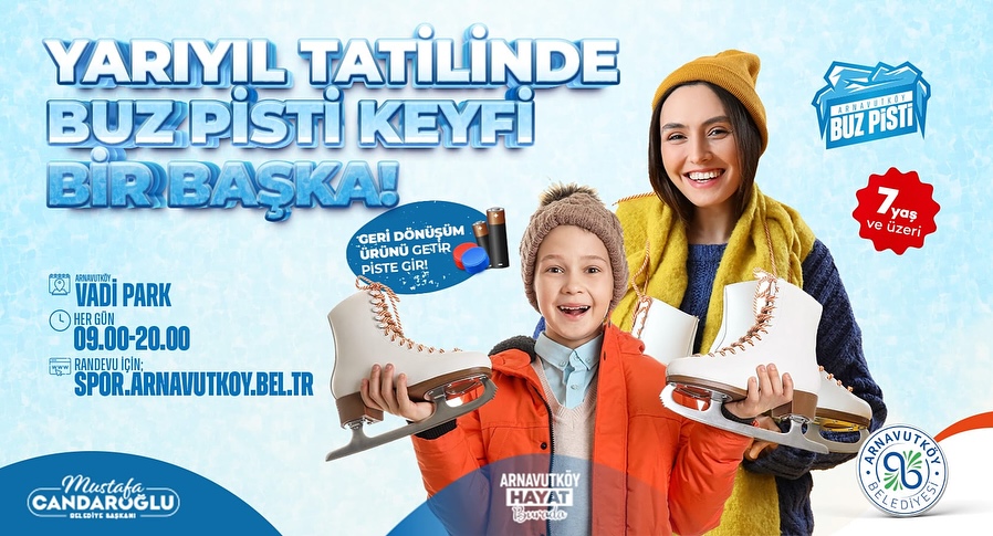 Arnavutköy Belediyesi - Buz Pisti Etkinliği