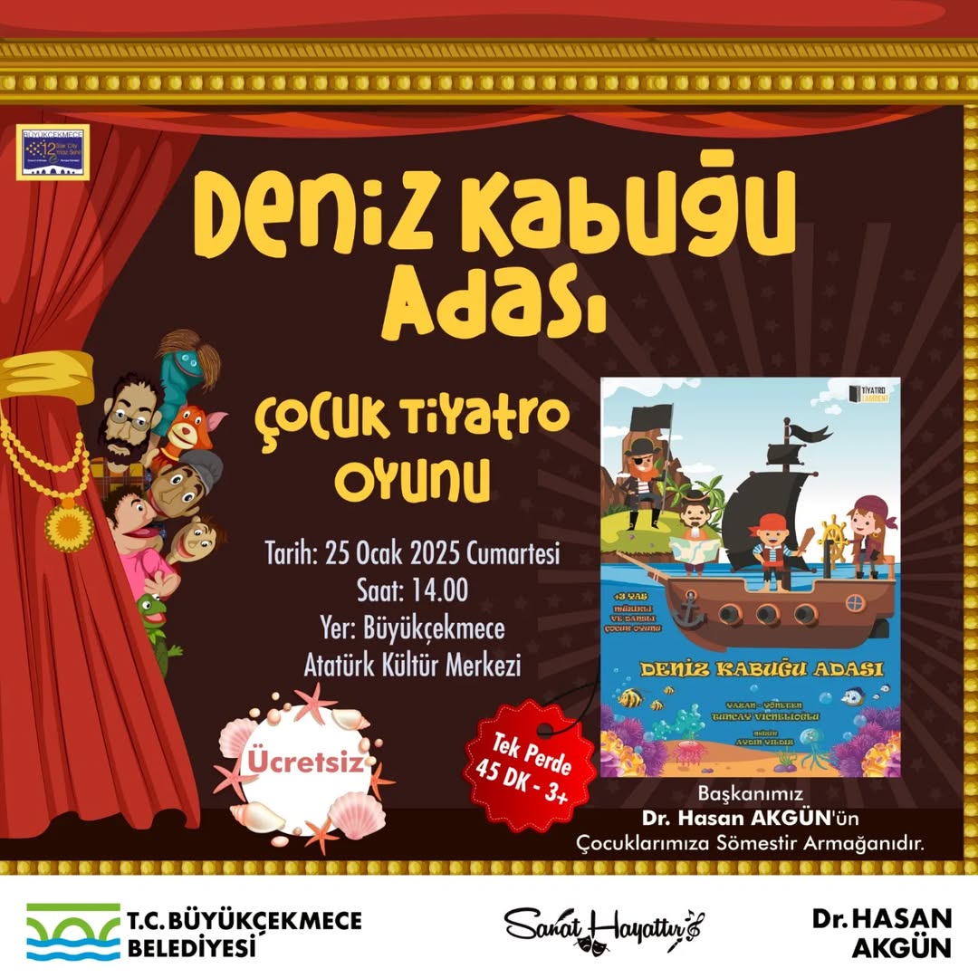 Büyükçekmece Belediyesi - Çocuk Tiyatrosu "Deniz Kabuğu Adası"