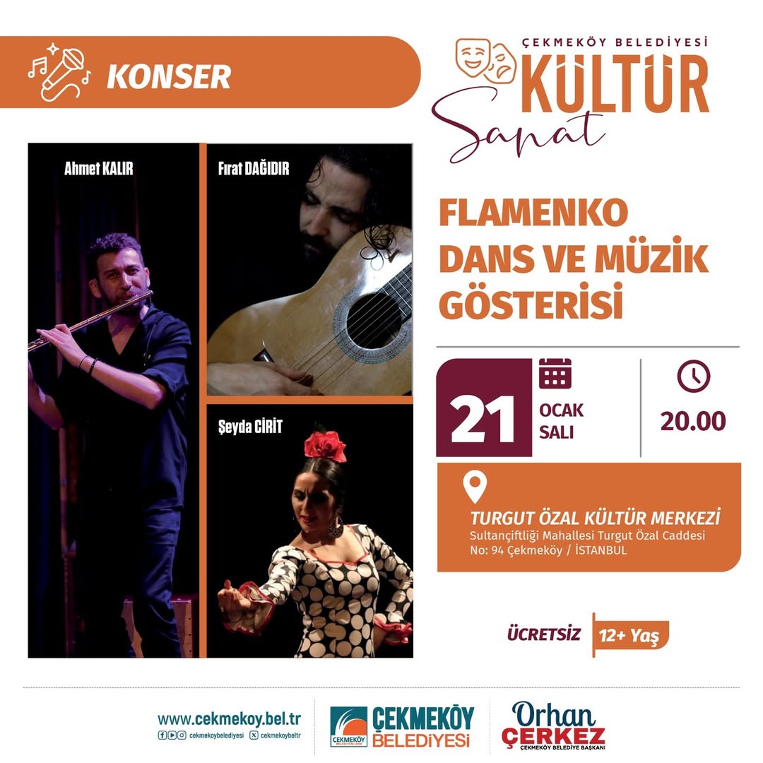 Çekmeköy Belediyesi - Konser " Flamenko Dans Ve Müzik Gösterisi "