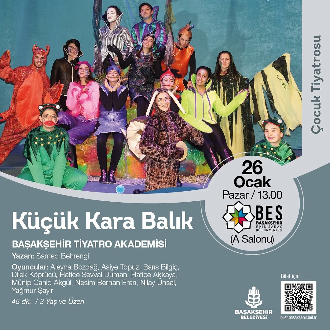 Başakşehir Belediyesi - Çocuk Tiyatrosu "Küçük Kara Balık"