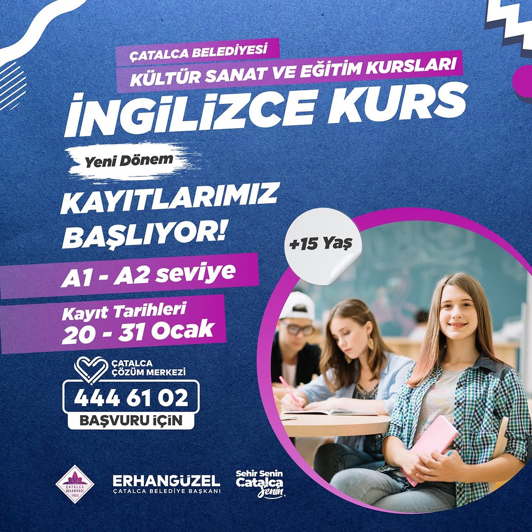 Çatalca Belediyesi - İngilizce Kursu