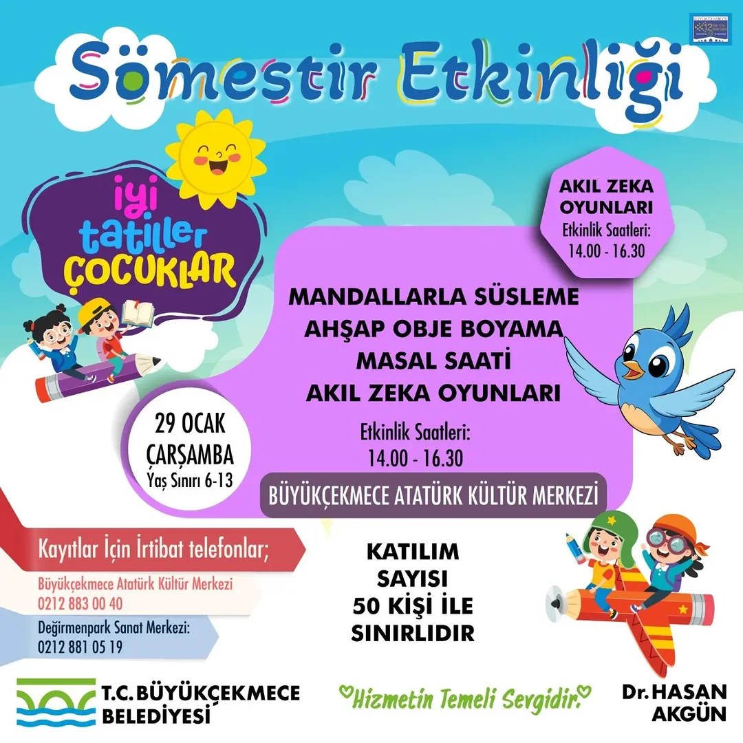 Büyükçekmece Belediyesi - Sömestir Etkinlikleri